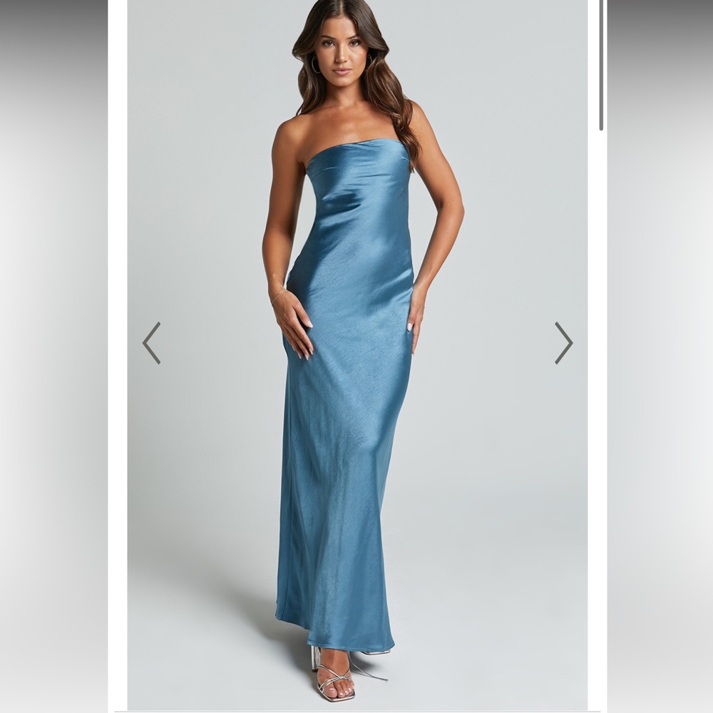 Showpo Strapless Cowl Back Charlita Maxi Dress